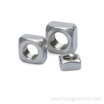 Stainless Steel Square Head Machine Screw Nuts